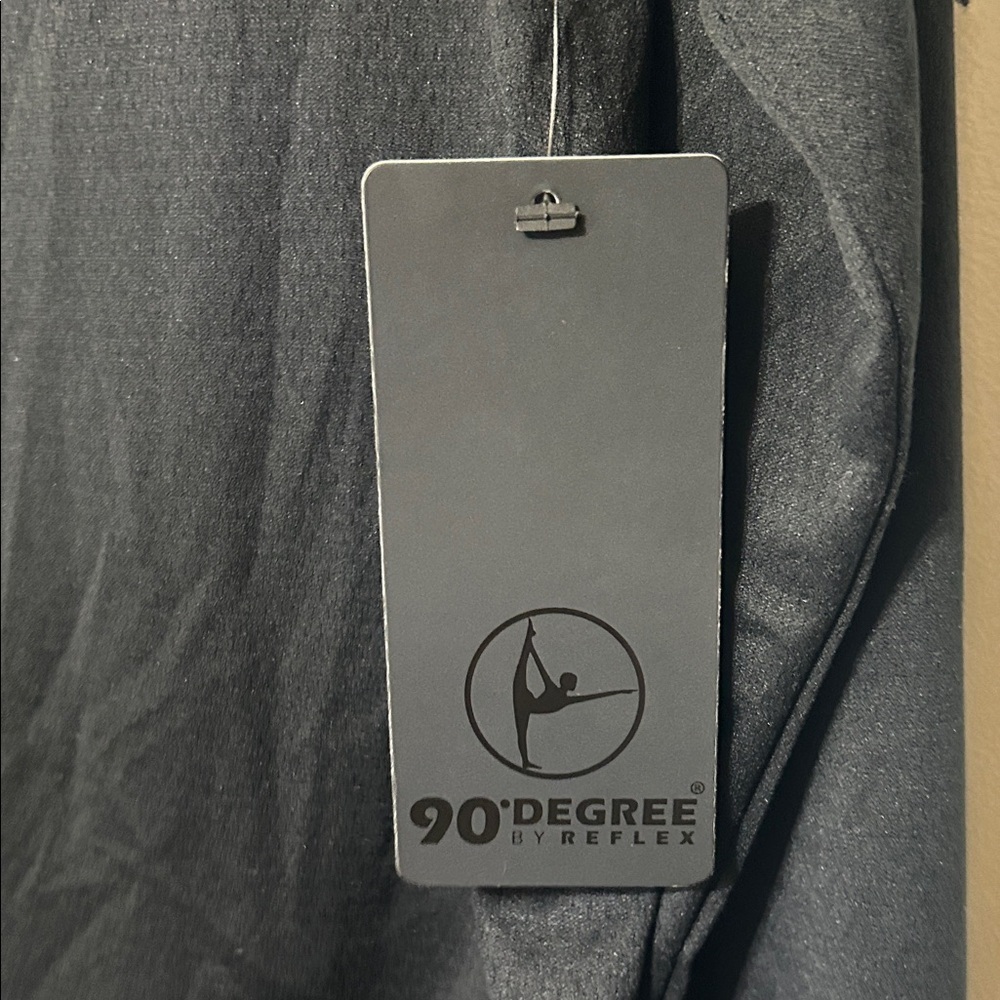 90 Degree By Reflex Charcoal Quarter-Zip Pullover - Picture 3 of 4